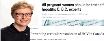 Commentary on hepatitis transmission featured in the Vancouver Sun