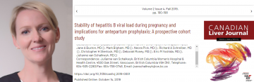 New publication in Canadian Liver Journal on hepatitis B viral load during pregnancy