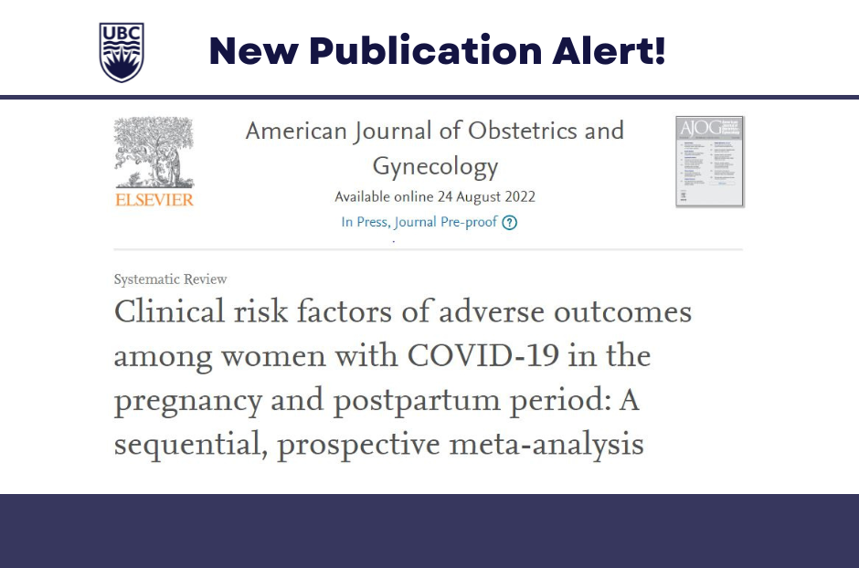 Clinical risk factors of adverse outcomes among women with COVID-19 in the pregnancy and postpartum period: A sequential, prospective meta-analysis