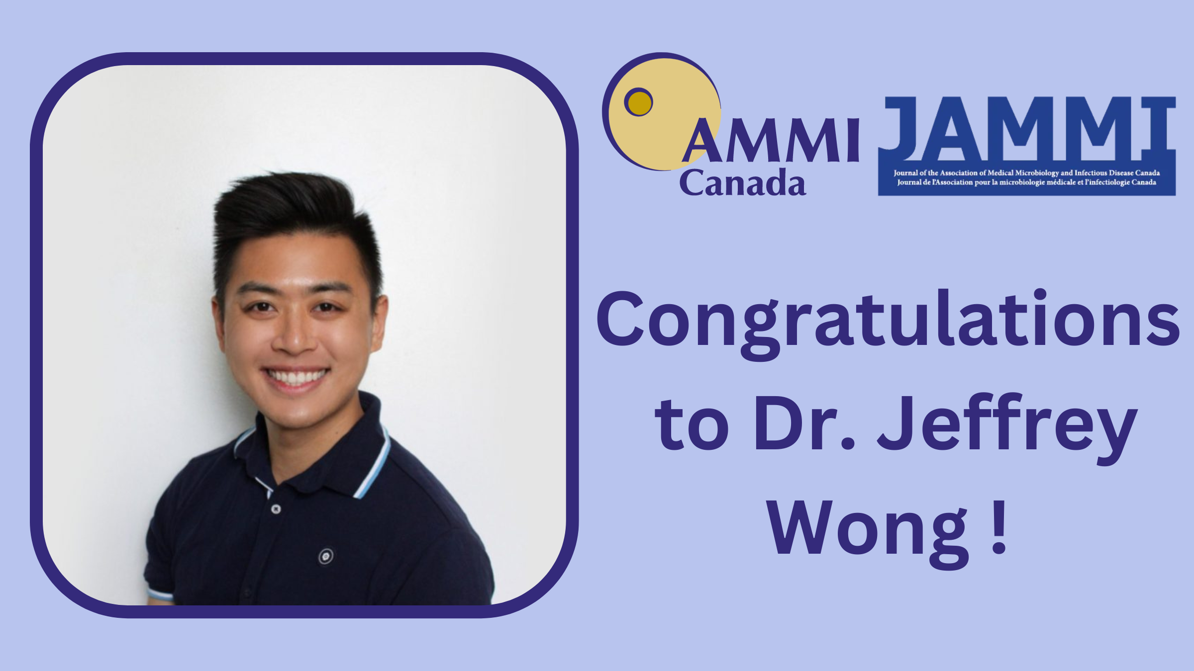 Congratulations to RID Program Clinical Research Fellow Dr. Jeffrey Wong on receiving the JAMMI Trainee Published Manuscript Award!