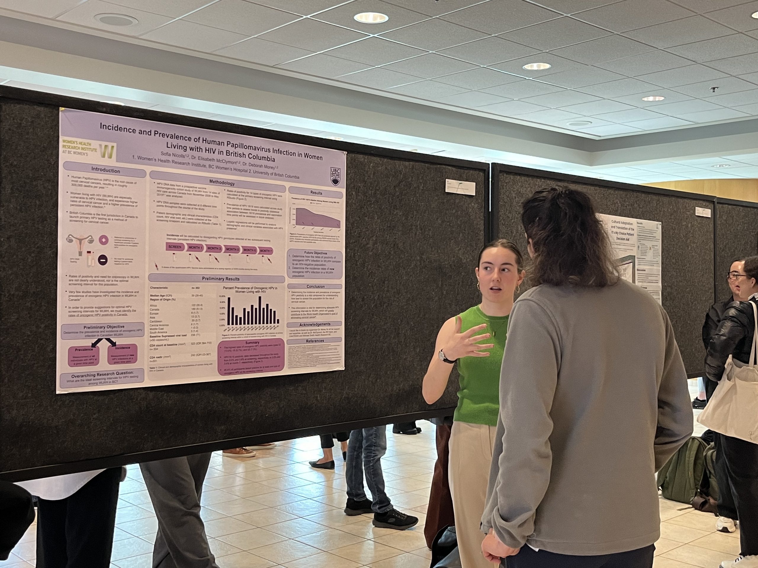 Congratulations to RID Program Master’s Student Sofia Nicolls on winning the UBC Women+ and Children’s Health Sciences Research Day Poster Competition!