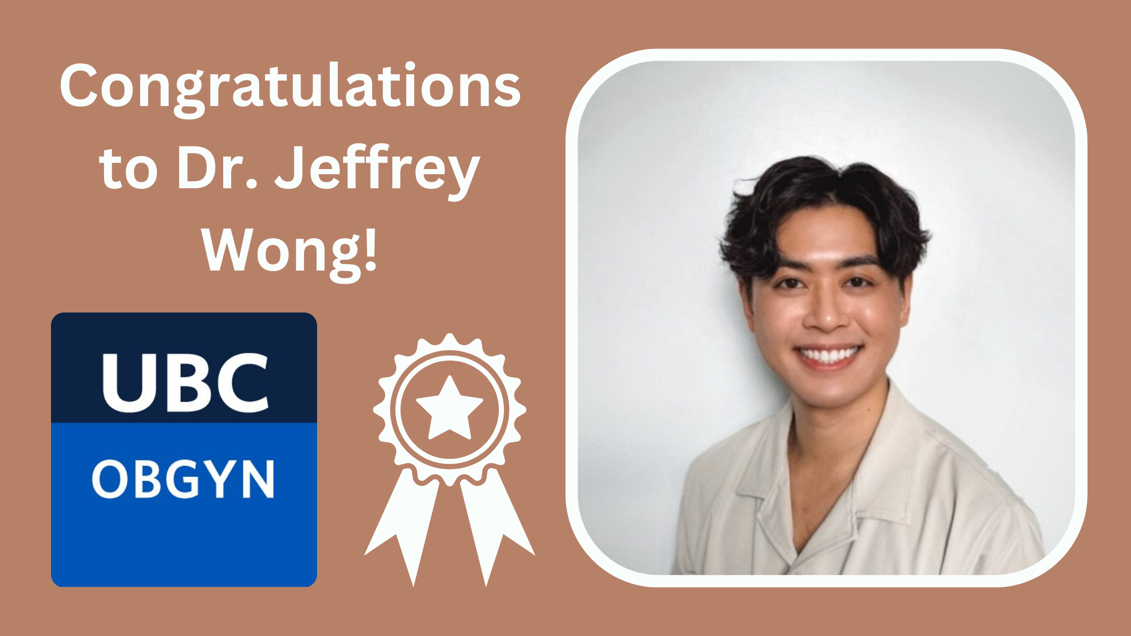 Congratulations to RID Program Clinical Research Fellow Dr. Jeffrey Wong on receiving the 2024 D.A. Boyes Memorial Research Award!